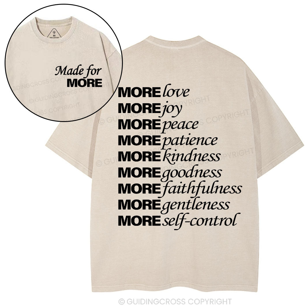 Made For More Christian Washed T-Shirt