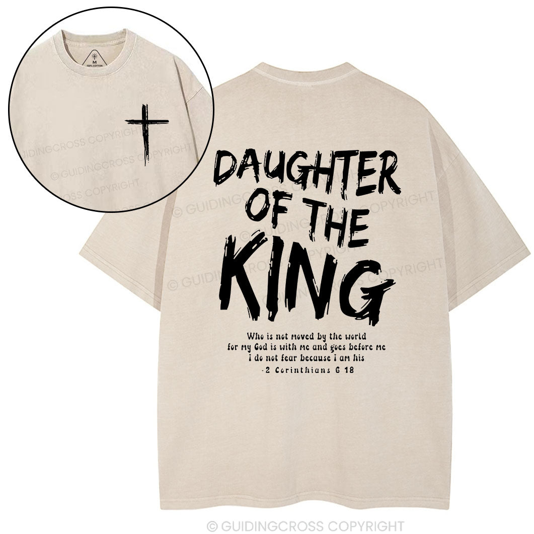 Daughter Of The King Christian Washed T-Shirt