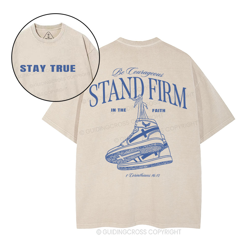 Stand Firm Christian Washed T-Shirt