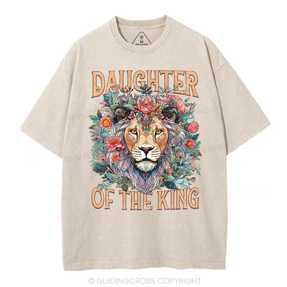 Daughter Of The King Christian Washed T-Shirt