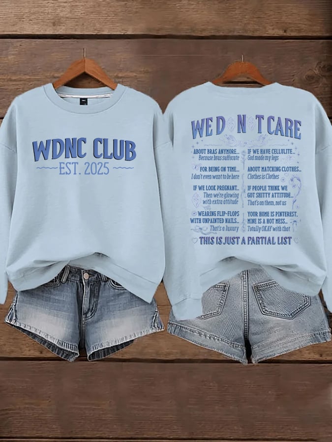 🔥Buy 3 Get 15% Off🔥Women's WDNC Menopause And Perimenopause Print Sweatshirt