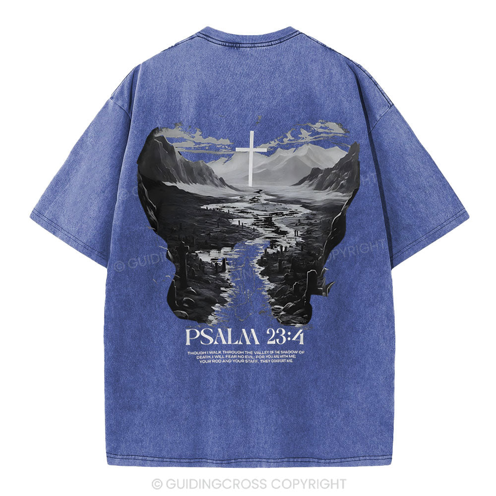 Fear No Evil Christian Washed T-Shirt