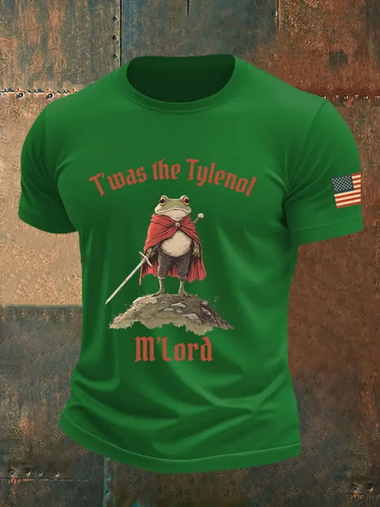 🔥Buy 3 Get 15% Off🔥Men's casual basic moral radicalization justice frog resistance T-shirt