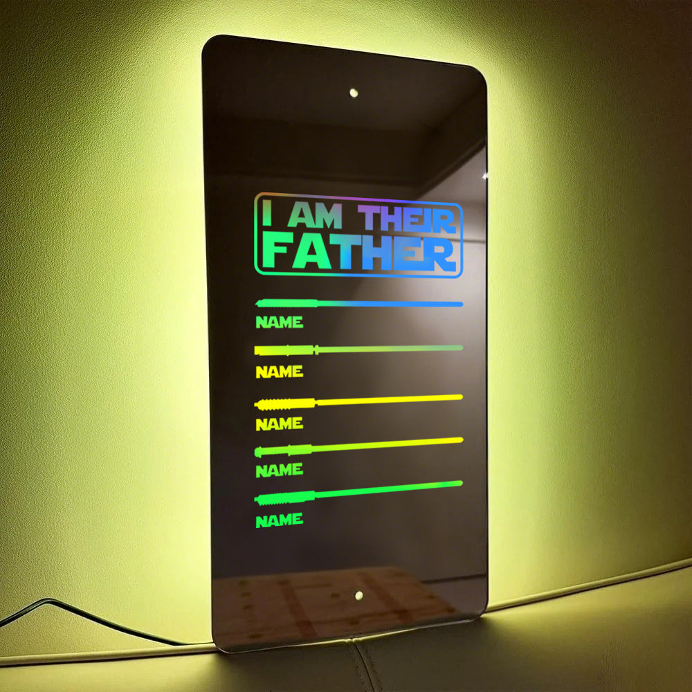 🔥2025 Father's Day Hot Sale🔥DAD's Lightsaber Mirror Lamp