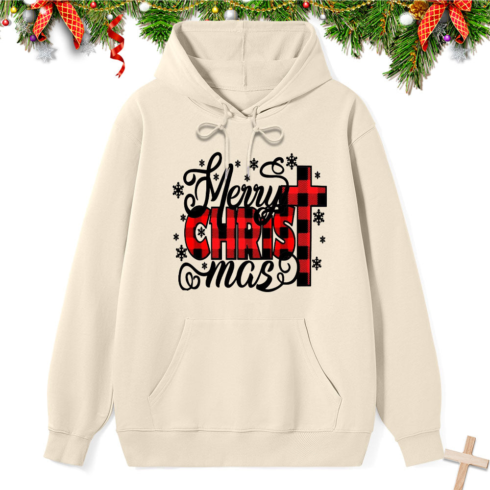 Merry Christ Mas Classic Christian Hoodie
