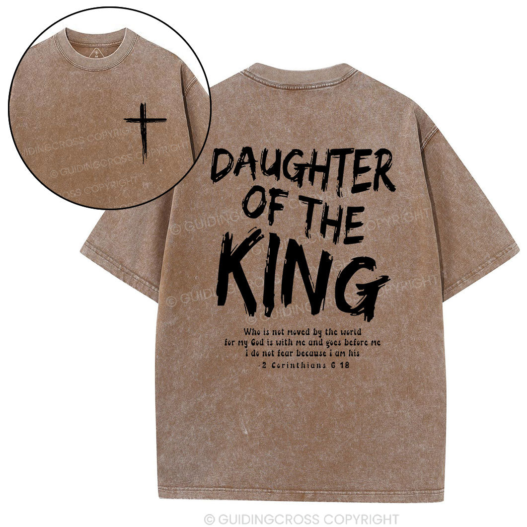 Daughter Of The King Christian Washed T-Shirt