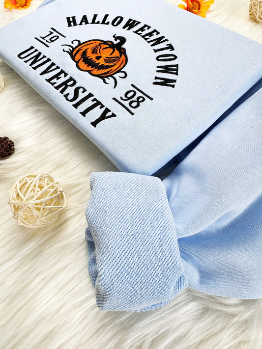 Custom Embroidered Halloween town Est 1998 Sweatshirt | Halloween town University Gift