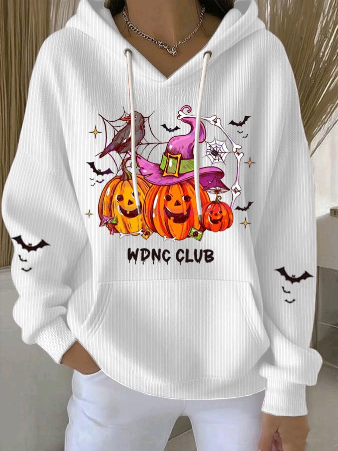 🔥Buy 3 Get 15% Off🔥Women's Halloween WDNC Menopause And Perimenopause Print Sweatshirt