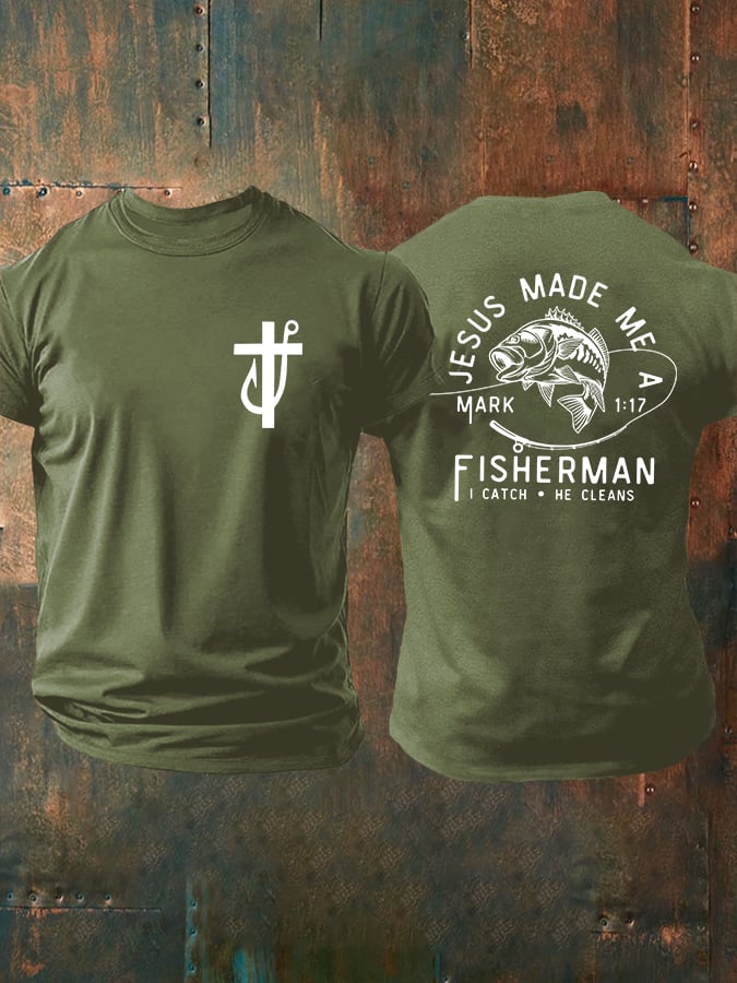 Men'S Casual Faith Short-Sleeved T-Shirt