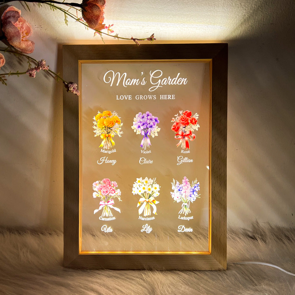 ⭐️Birth Month Flower Bouquet Customized LED Light