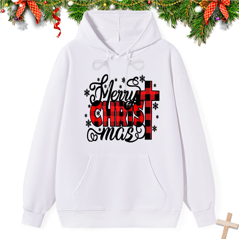 Merry Christ Mas Classic Christian Hoodie