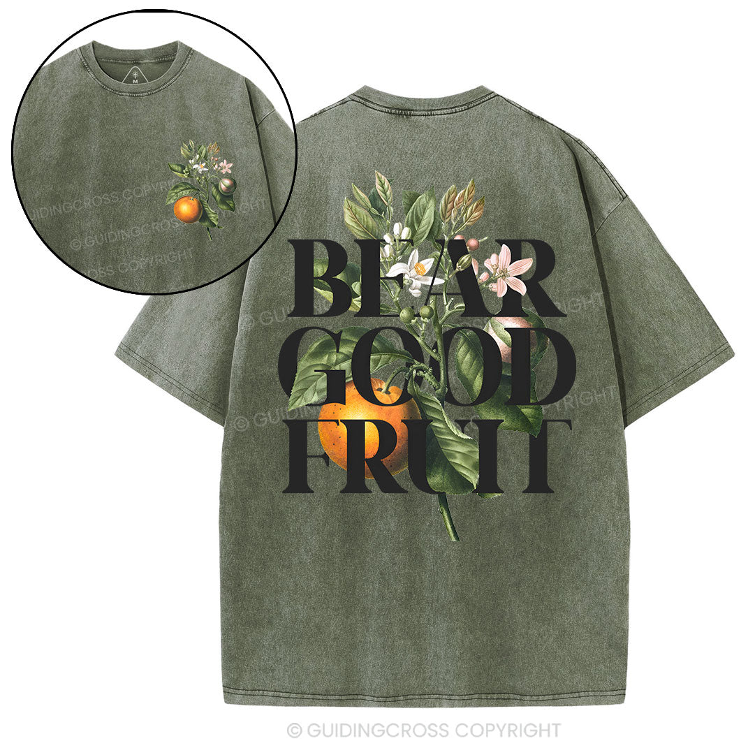 Bear Good Fruit Washed T-Shirt