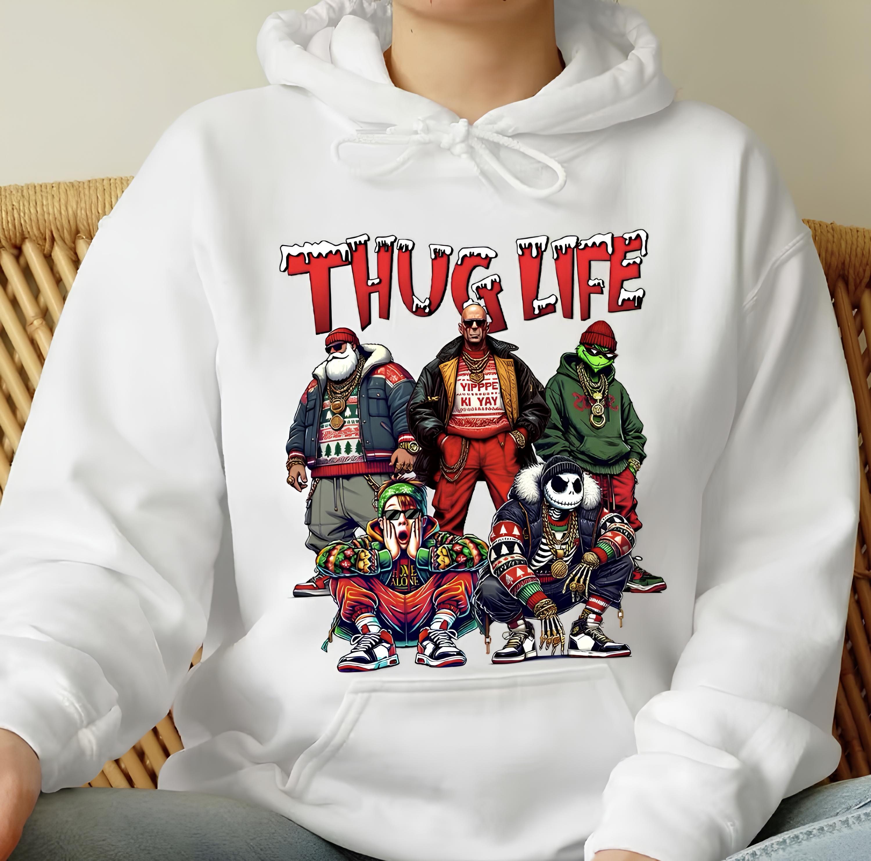 Custom Christmas Thug Life Movie Character Sweatshirt | Christmas Gifts