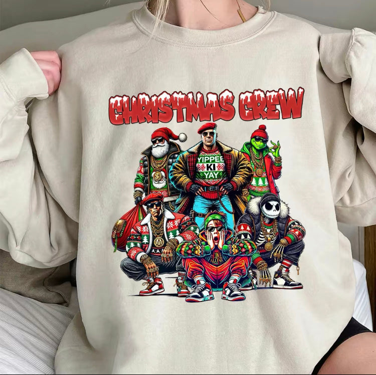 Custom Embroidered Christmas Movie Character Sweatshirt