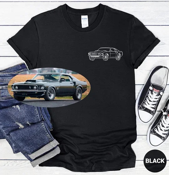 Custom Car Embroidered Crewneck & Hoodies – The Perfect Gift for Dad or Husband!