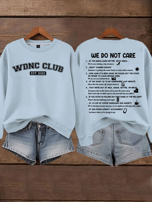 🔥Buy 3 Get 15% Off🔥Women's WDNC Menopause And Perimenopause Print Sweatshirt