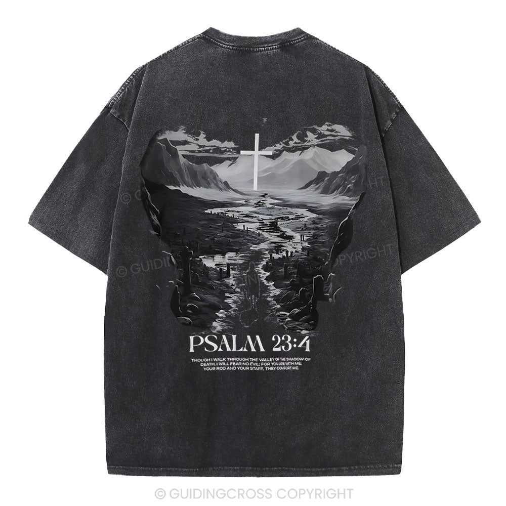 Fear No Evil Christian Washed T-Shirt