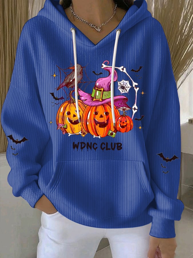 🔥Buy 3 Get 15% Off🔥Women's Halloween WDNC Menopause And Perimenopause Print Sweatshirt