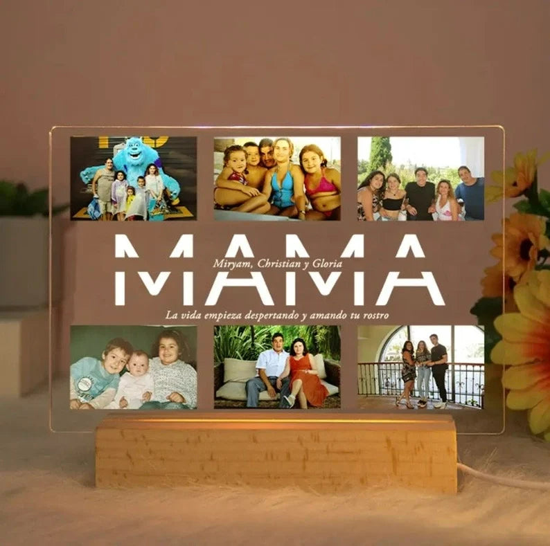 Customize with a Song That Speaks Your Heart, Personalized Photo LED Night Light
