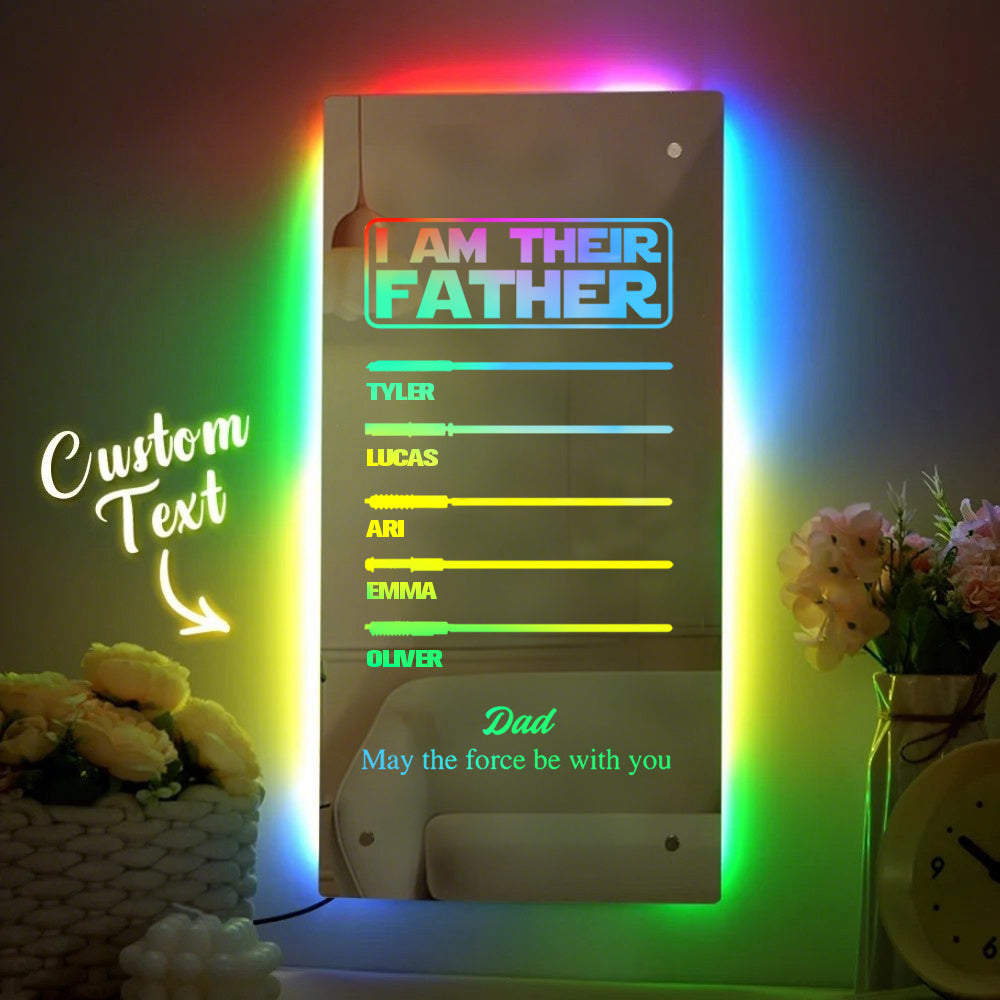 🔥2025 Father's Day Hot Sale🔥DAD's Lightsaber Mirror Lamp