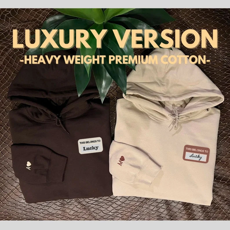 💖This belongs to template -Custom Couple's Sweatshirt