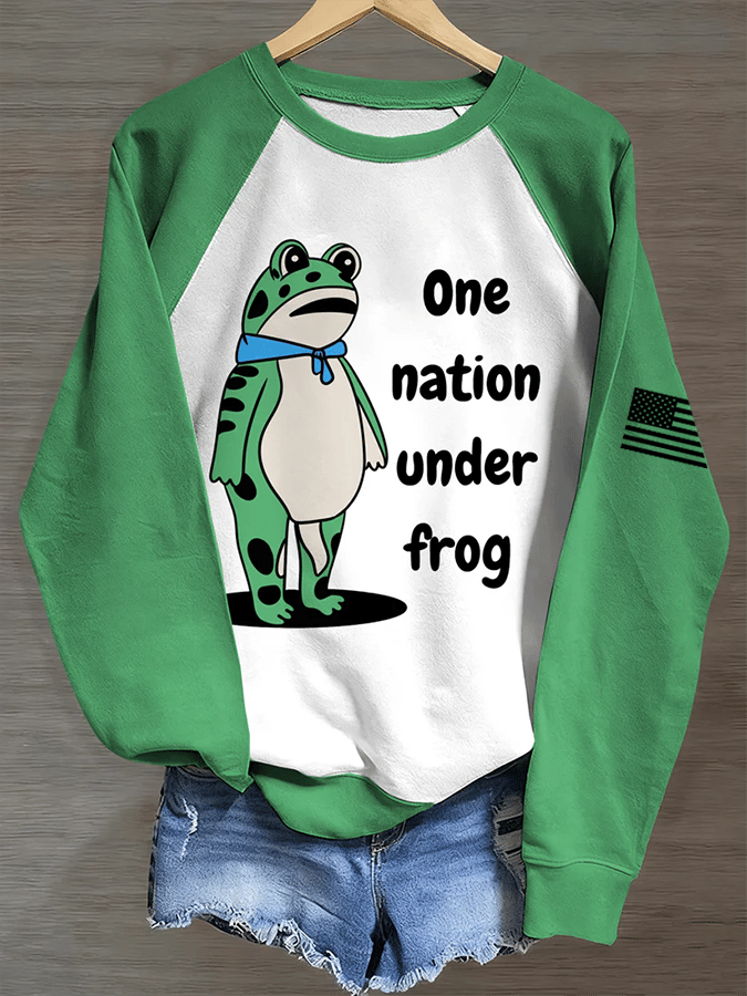 🔥Buy 3 Get 15% Off🔥Women's FDT Printed Crew Neck Sweatshirt