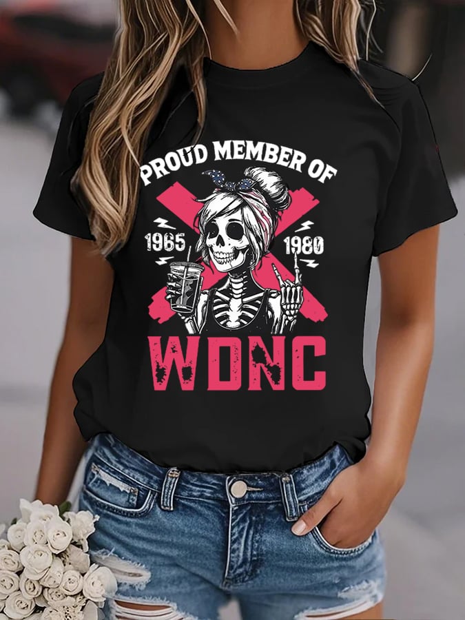 š„Buy 3 Get 15% Offš„Women's WDNC Menopause and Perimenopause Print T-Shirt