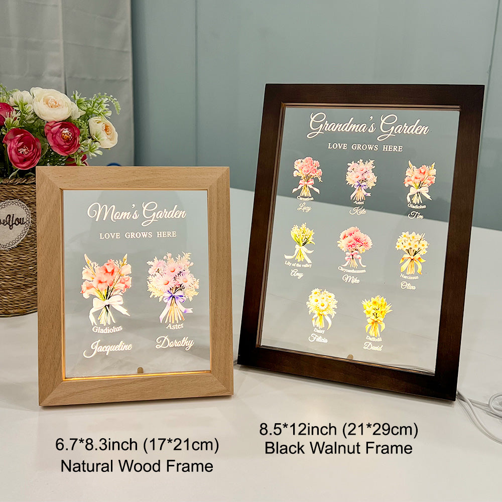 ⭐️Birth Month Flower Bouquet Customized LED Light
