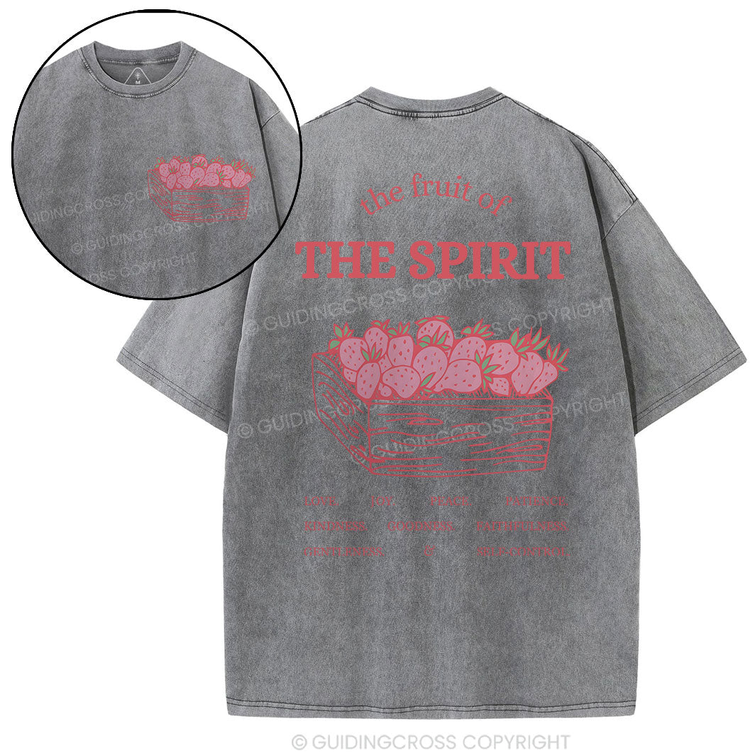 The Fruit Of The Spirit Christian Washed T-Shirt