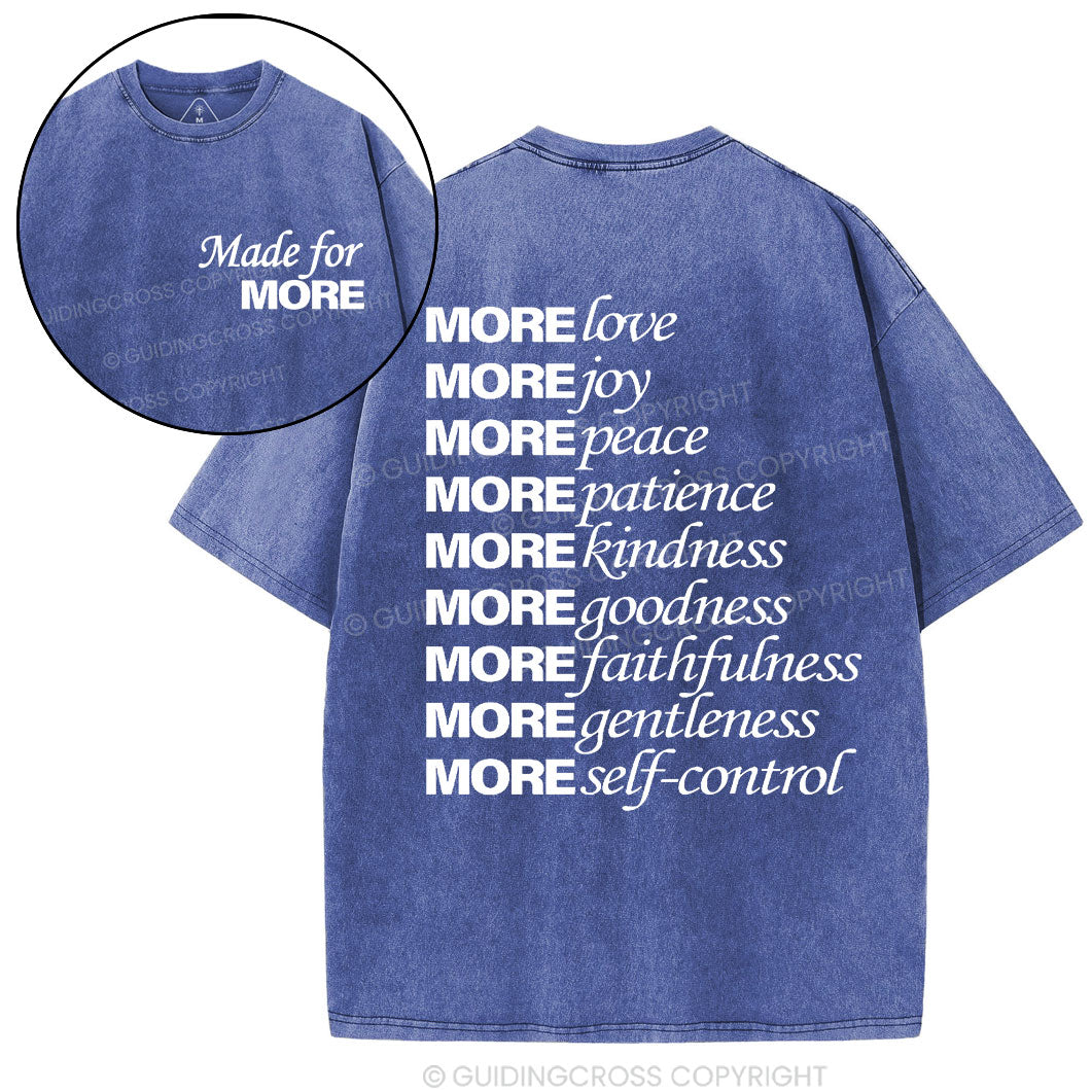 Made For More Christian Washed T-Shirt