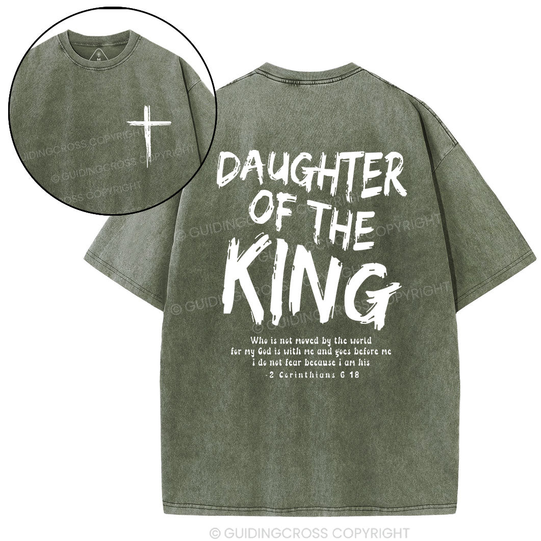 Daughter Of The King Christian Washed T-Shirt