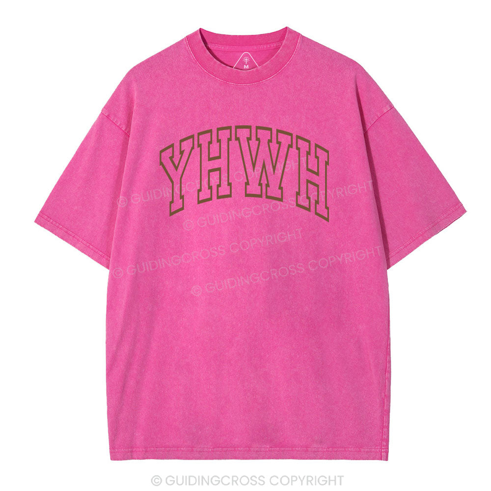Yhwh Unisex Christian Washed T-Shirt