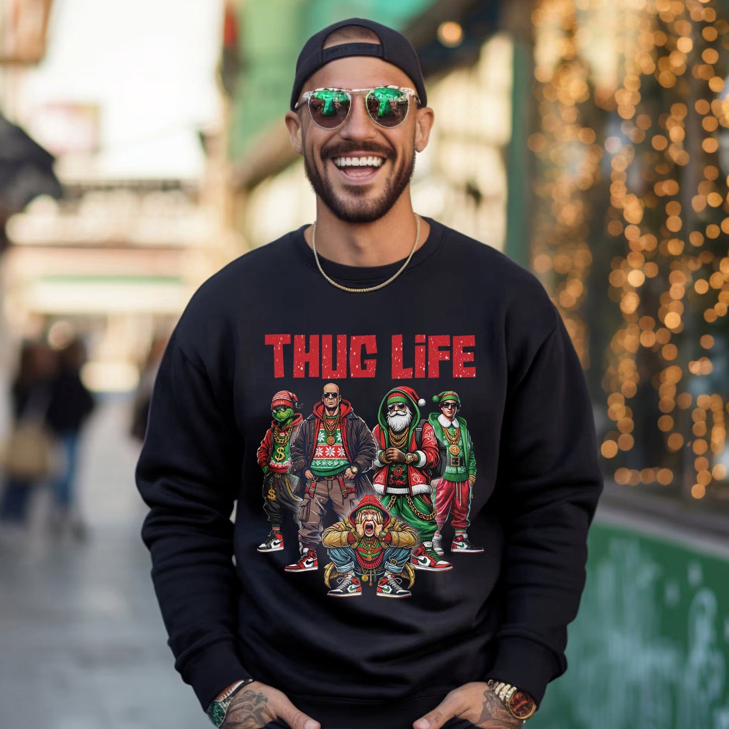 Custom Embroidered Christmas Movie Character T-Shirt | Christmas Gifts