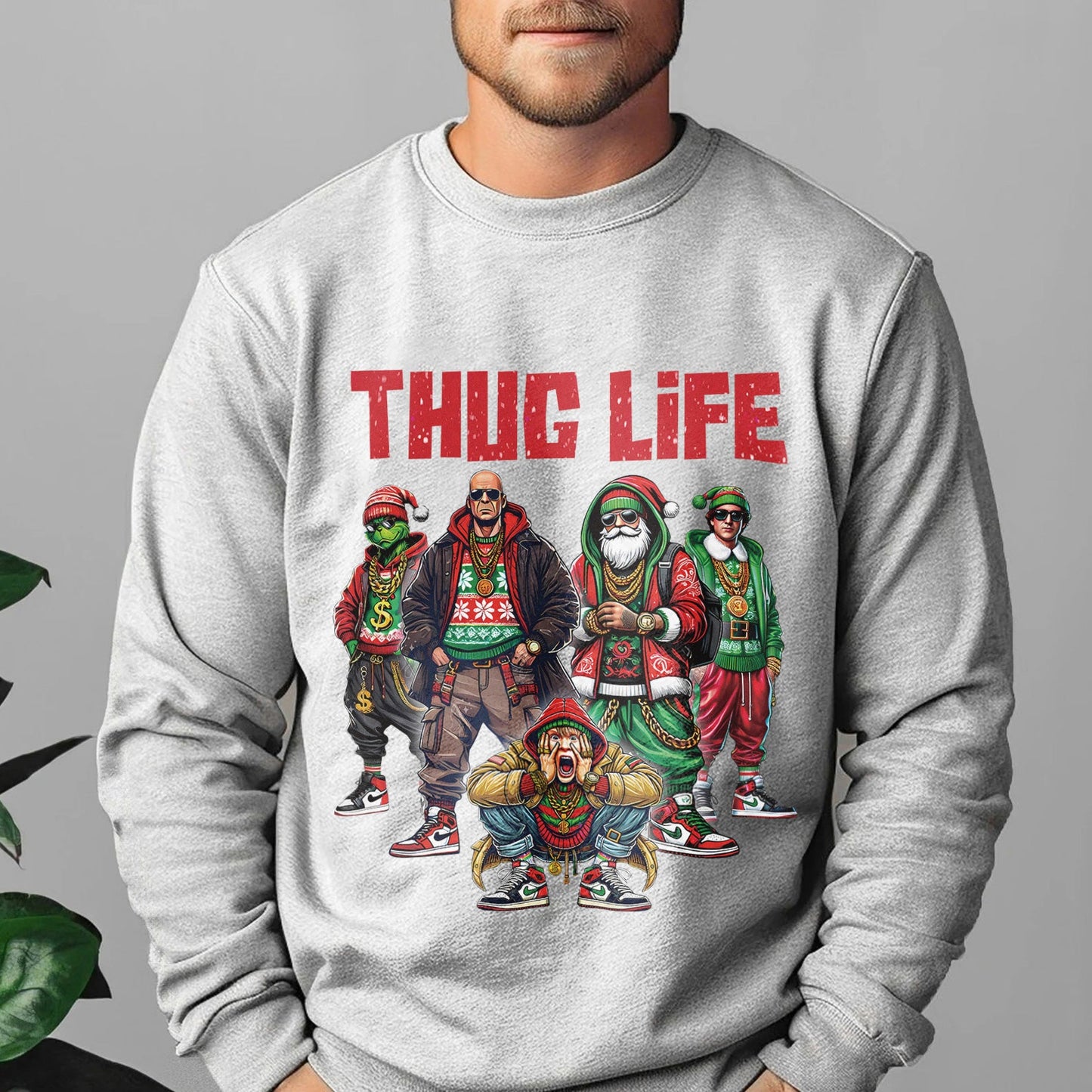 Custom Embroidered Christmas Movie Character T-Shirt | Christmas Gifts
