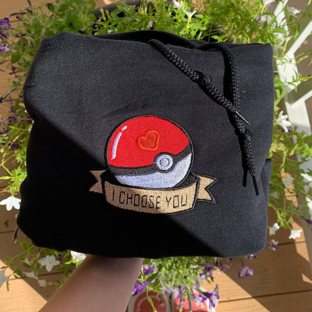 I Choose You Embroidered Sweatshirt