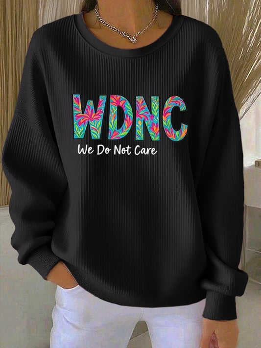 🔥Buy 3 Get 15% Off🔥Retro Funny Proud Member Of WDNC Club Menopause Perimenopause Print Casual Sweatshirt