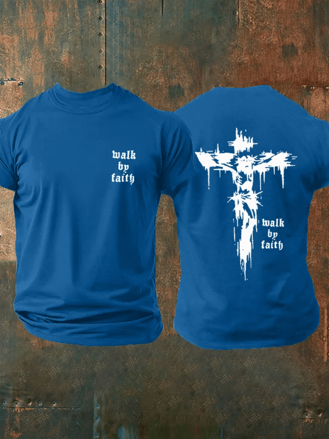 Men's Walk By Faith Printed Shirt