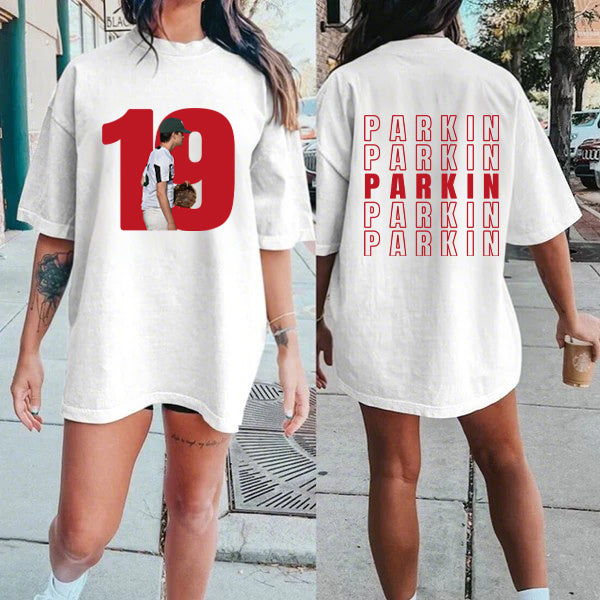 Custom Family Photo Sport T-Shirt/Personalize Cheer Tee