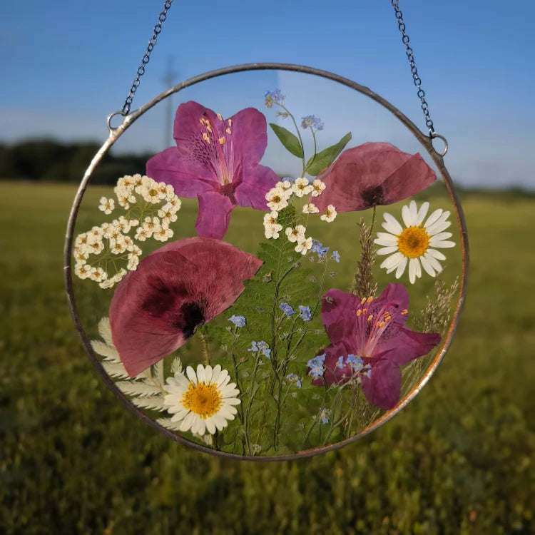 Personalized Birth Flower Family Bouquet Pendant, Mother's Day Gift