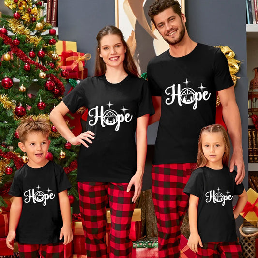 Christmas Hope Nativity Family Matching Shirts