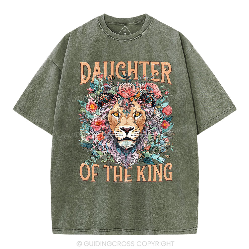 Daughter Of The King Christian Washed T-Shirt
