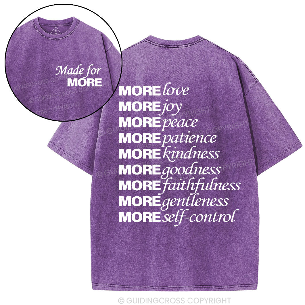 Made For More Christian Washed T-Shirt