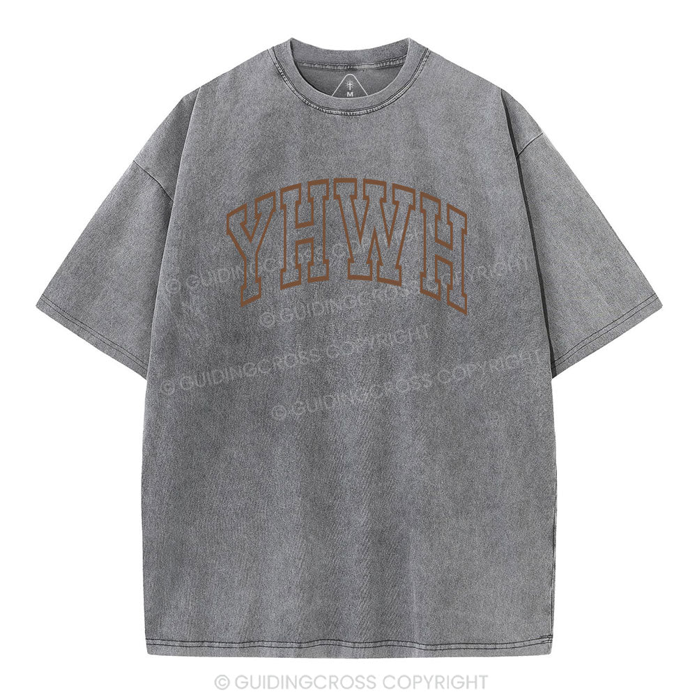 Yhwh Unisex Christian Washed T-Shirt