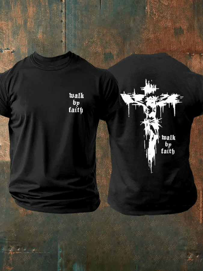 Men's Walk By Faith Printed Shirt