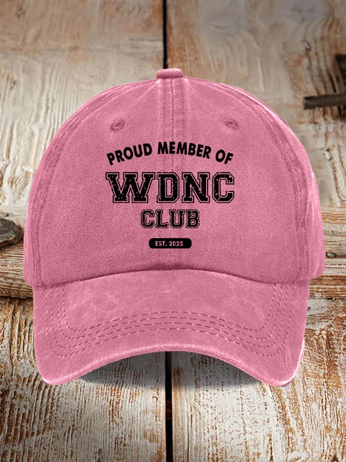 🔥Buy 3 Get 15% Off🔥Retro Proud Member Of WDNC Club Est. 2025 Menopause Perimenopause Print Baseball Cap