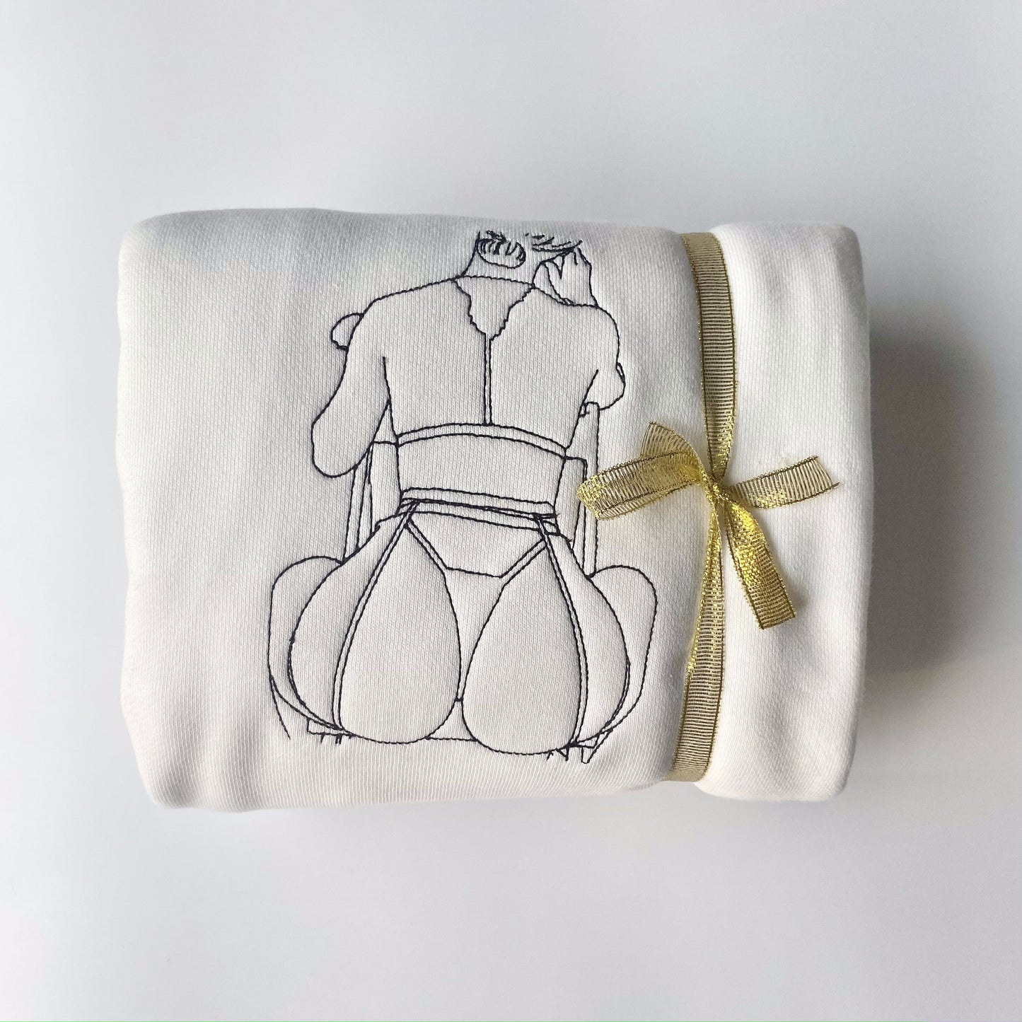 Custom Embroidered Sweatshirt β Personalized Sexy Portrait Gift for Him ππ₯