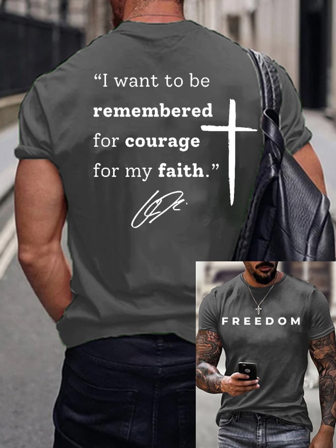 Men'S Casual Hot Print T-Shirt