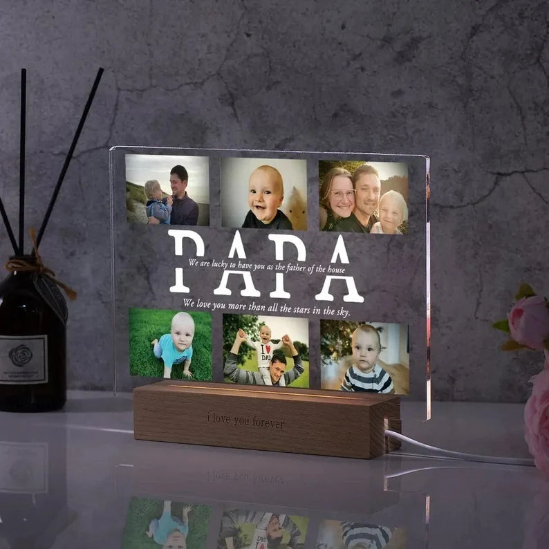 Customize with a Song That Speaks Your Heart, Personalized Photo LED Night Light