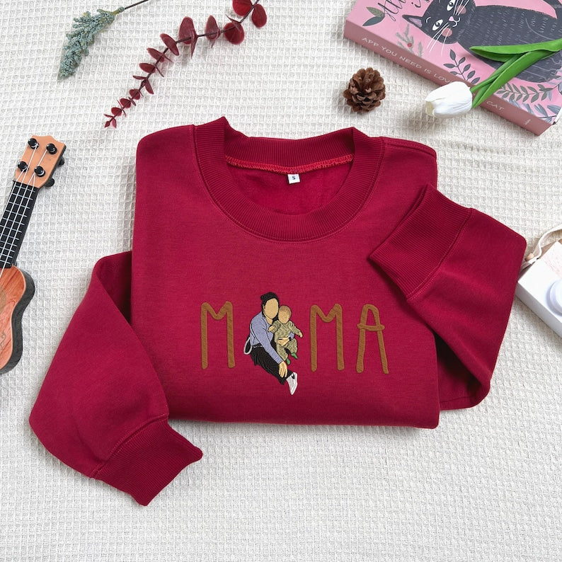 Personalised Mum Embroidered Sweatshirt