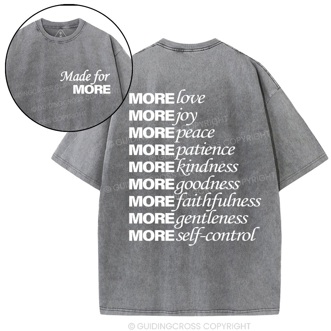 Made For More Christian Washed T-Shirt